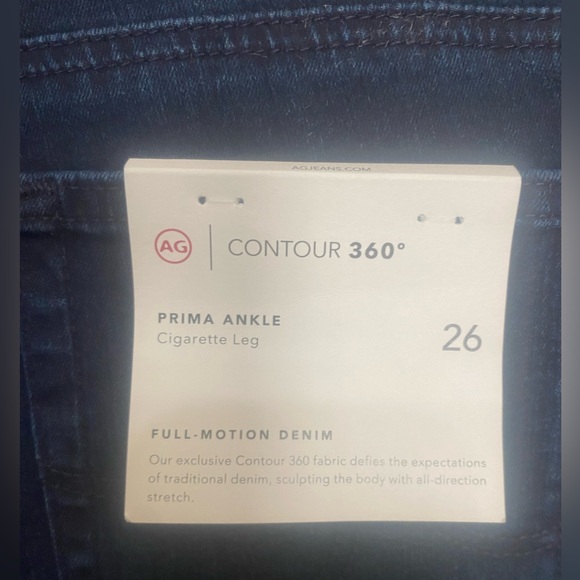 SZ 26 AG CONTOUR 360 JEAN PRIMA ANKLE CIGARETTE LEG - Picture 5 of 13